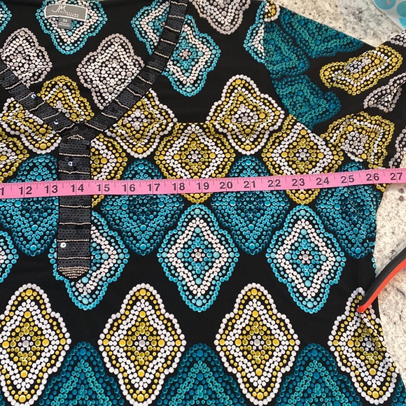 JM Collection Blouse Tunic - Picture 9 of 9